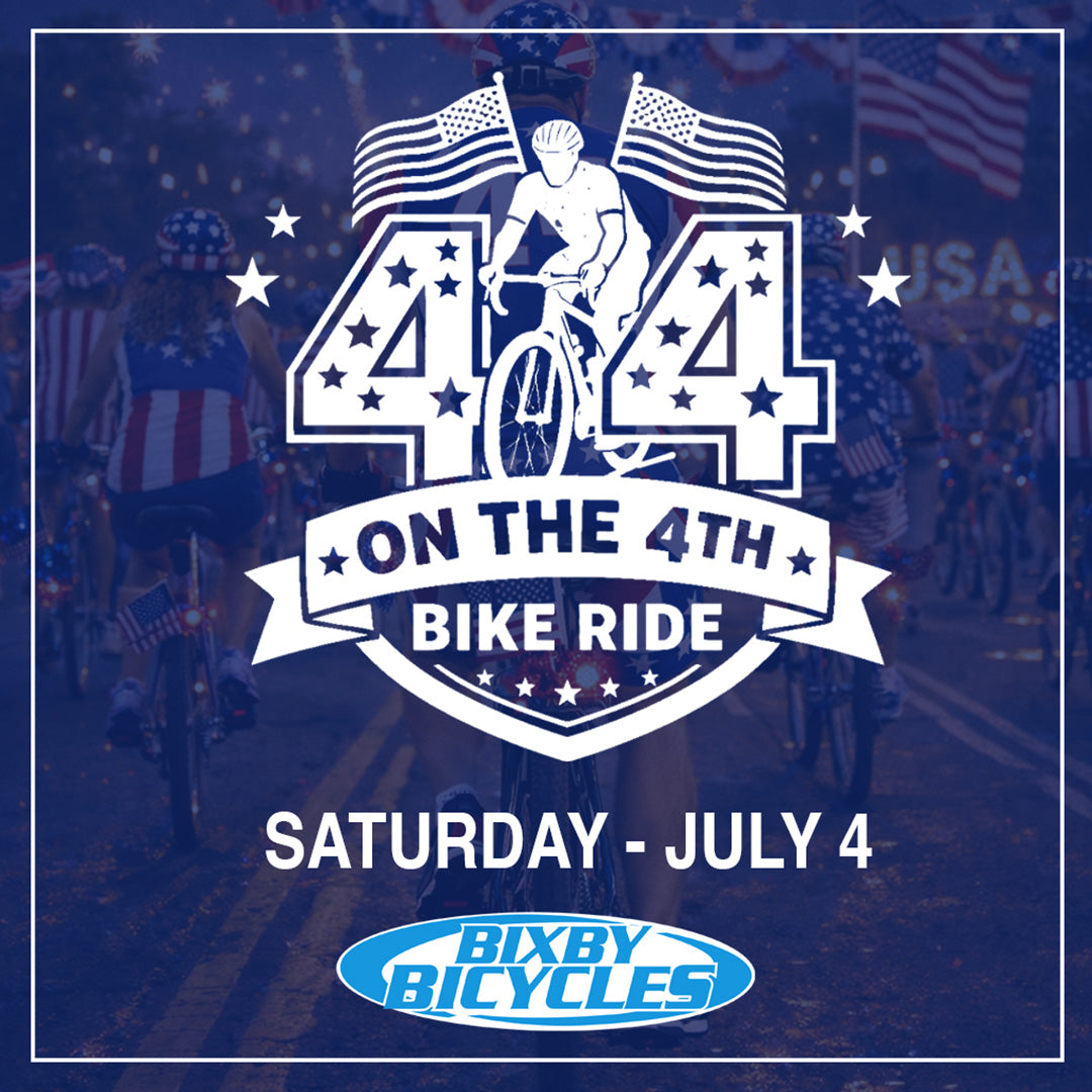 44 miles on the 4th, July 4th, BIxbybicycles.com