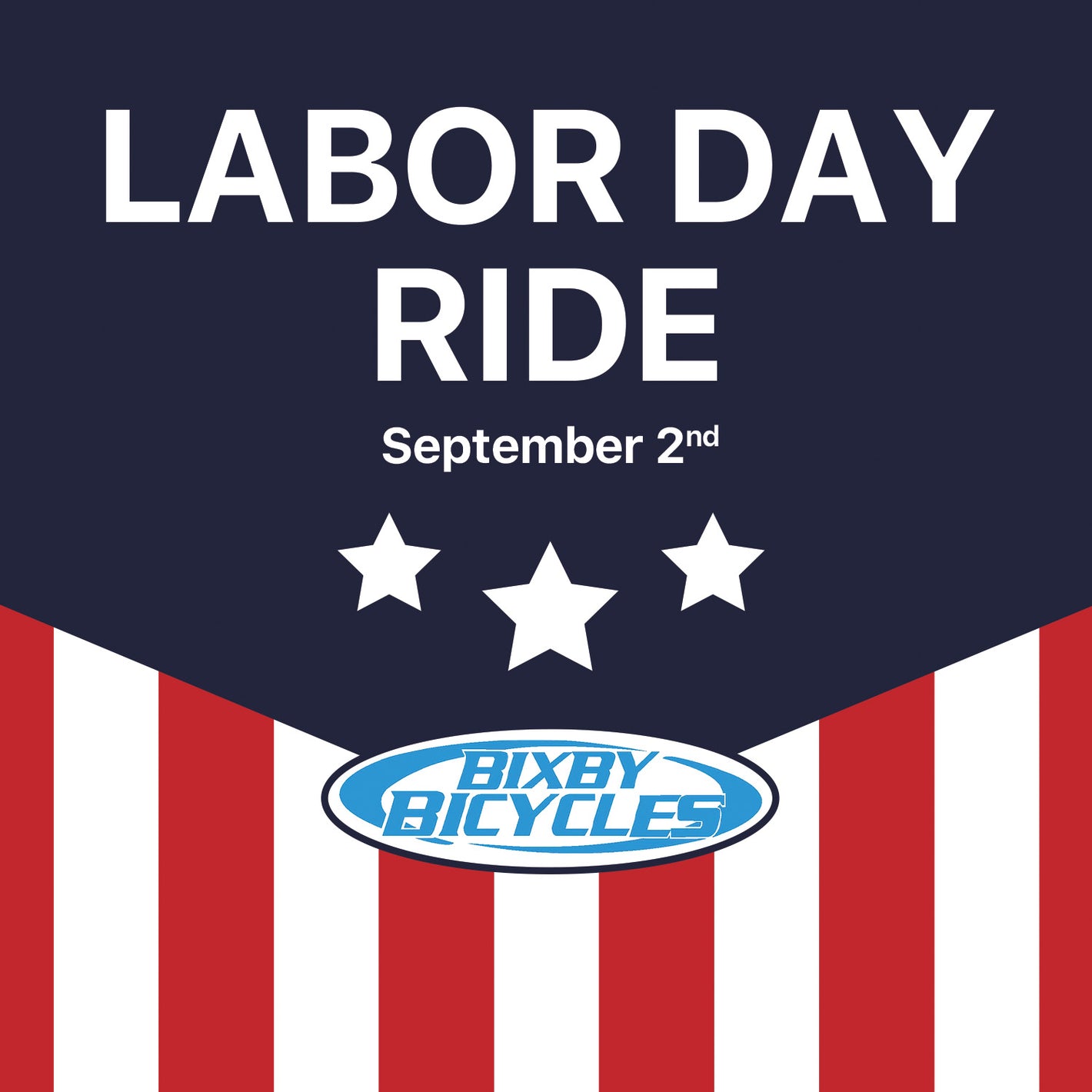 Labor Day Ride - September 2nd, 2024, Bixby Bicycles, Oklahoma